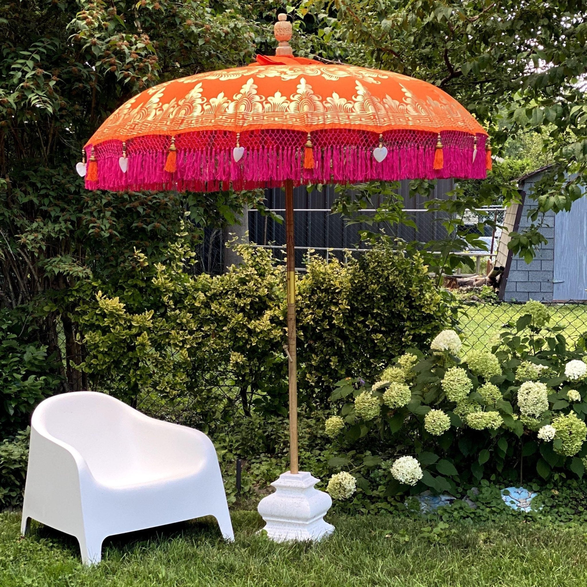 balichun patio umbrella Darling Parasol| Handcrafted with Traditional Balinese Techniques
