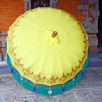 El Sol Parasol - Baliaric Balinese Garden Parasol Decorative accents, Elegant home decor, garden and home, garden decor, garden decoration, garden idea, Half Painted, Home decorating ideas, home with garden, Magnificent craftsmanship, outdoor umbrella, parasols, parasols umbrellas, patio umbrellas